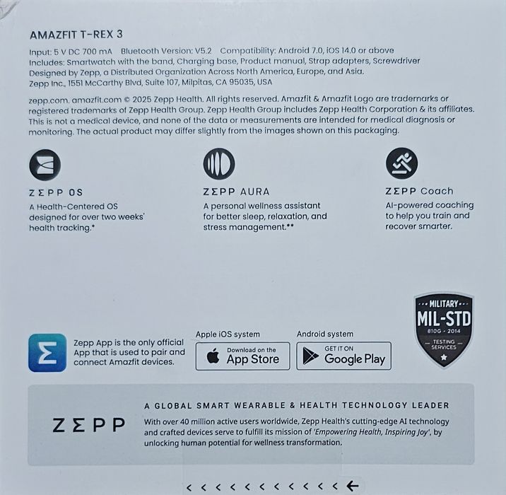 AMAZFIT T-REX 3 в стильном цвете