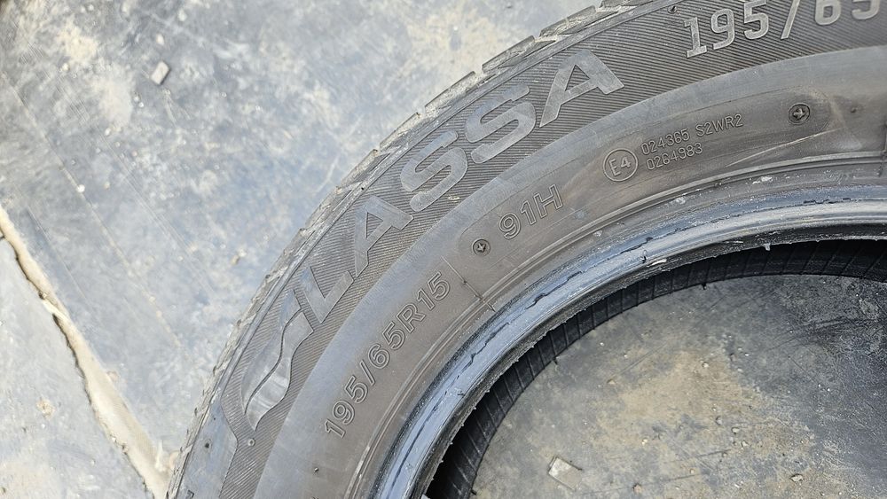 2бр гуми 195 65 15 дот 22 ласа