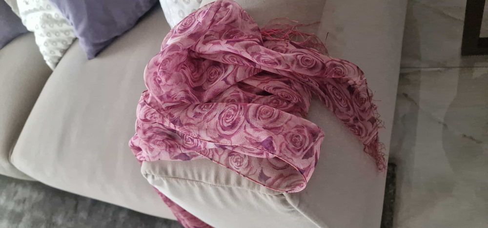 Ефирен шал, естествена коприна– Германия, Нов!