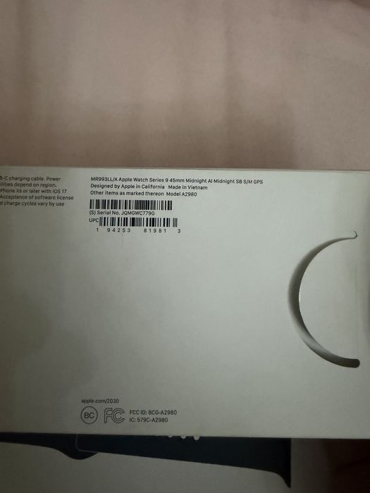 Apple watch series 9 45 midnigth