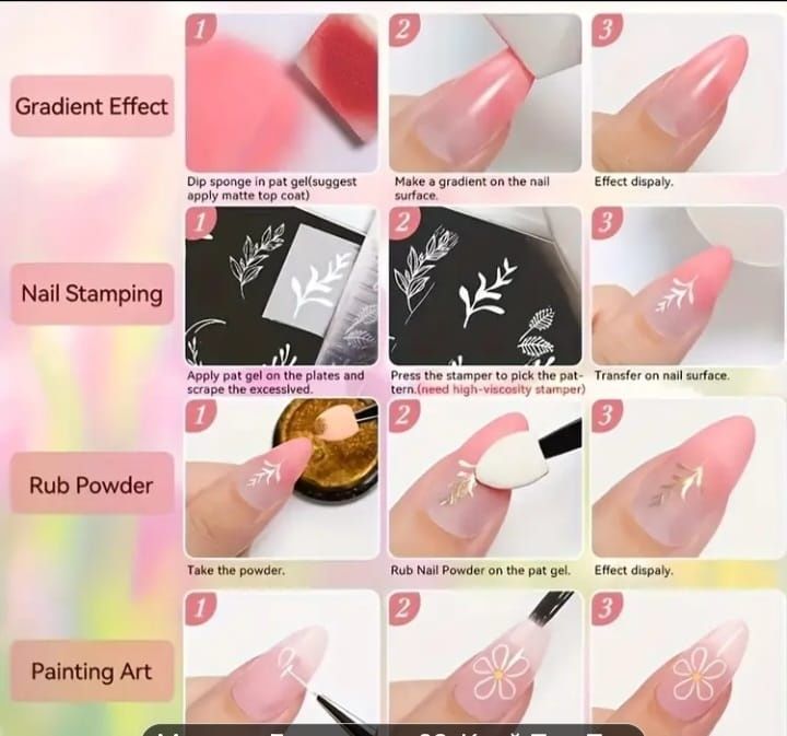 Набор для дизайна ногтей новый