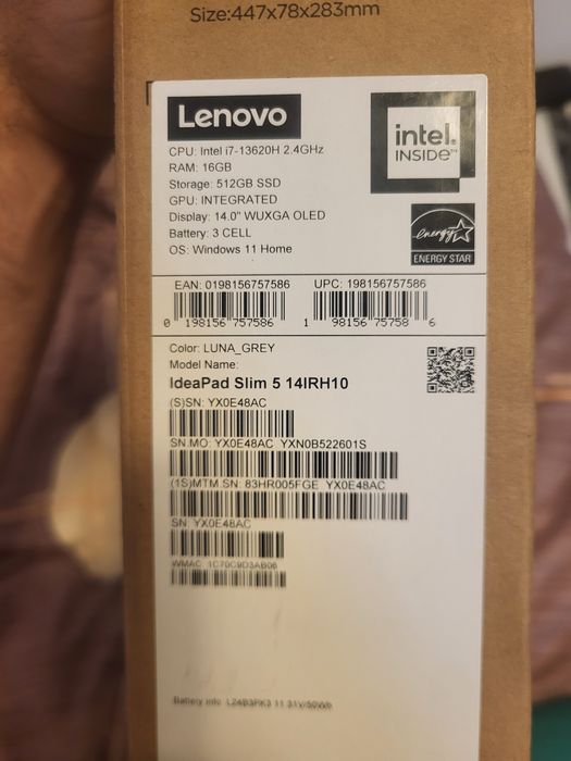 Laptop Lenovo i7