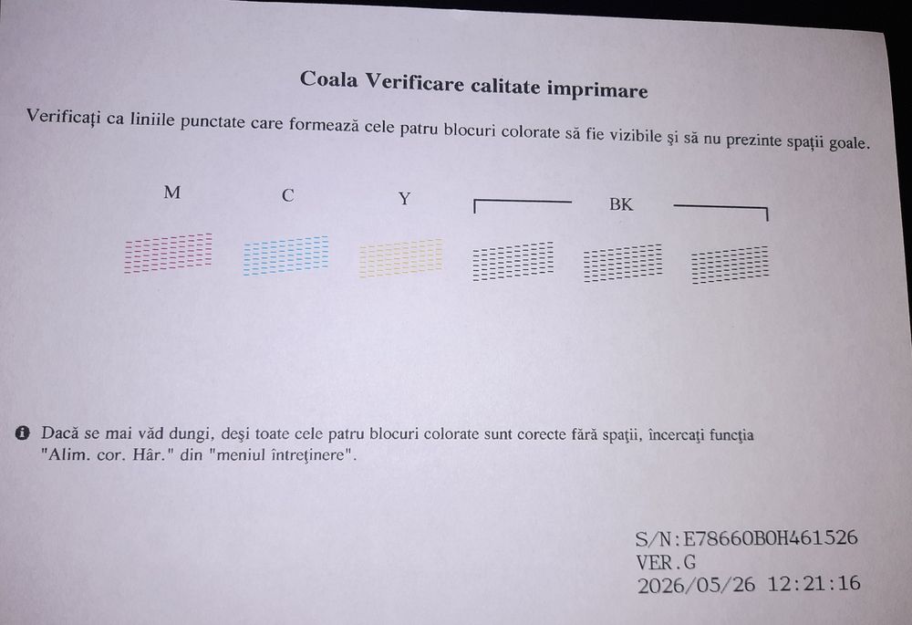 Imprimantă firmă japoneză Brother DCP-T310 cu sistem CISS
