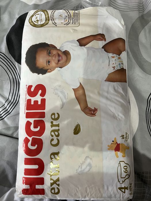 Bax pampers Huggies Nr 4, 8-16 kg, sigilat.
