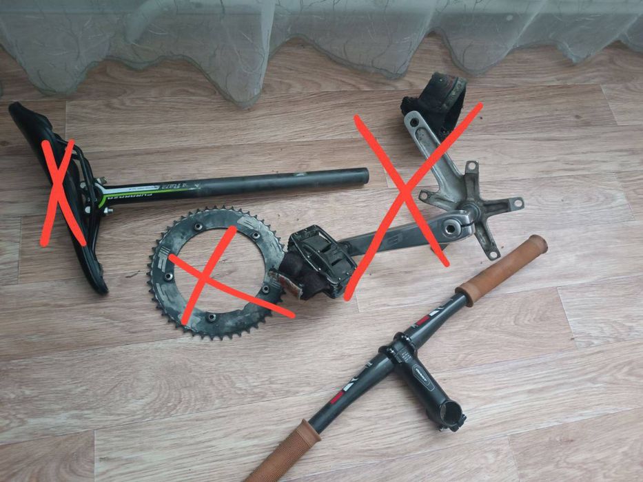 Велозапчасти велосипеда fixed gear