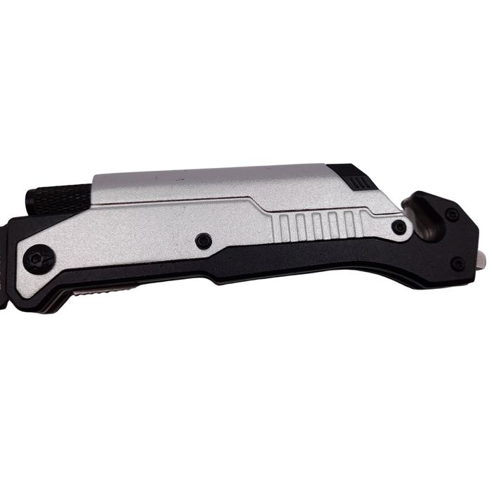 Briceag vanatoare IdeallStore®, Robo Blade, 22 cm, argintiu