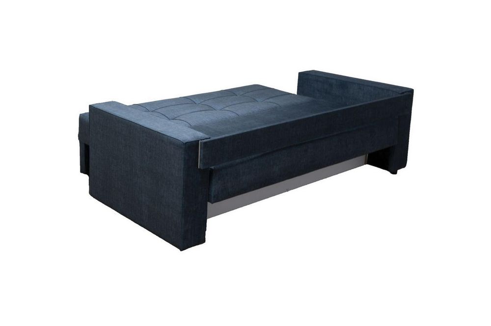 Carryhome Canapea Extensibila, textil, albastru