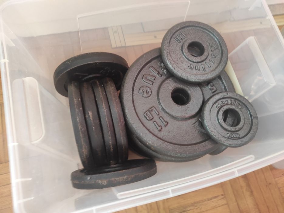 Лежанка Дъмбели Прав лост и тежести