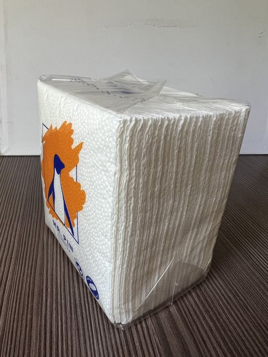 Салфетки бумажные 100% целлюлоза