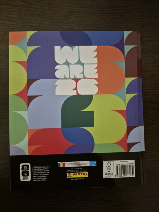 Colectia completa 100% de abtibilduri Originale Panini World Cup 2026