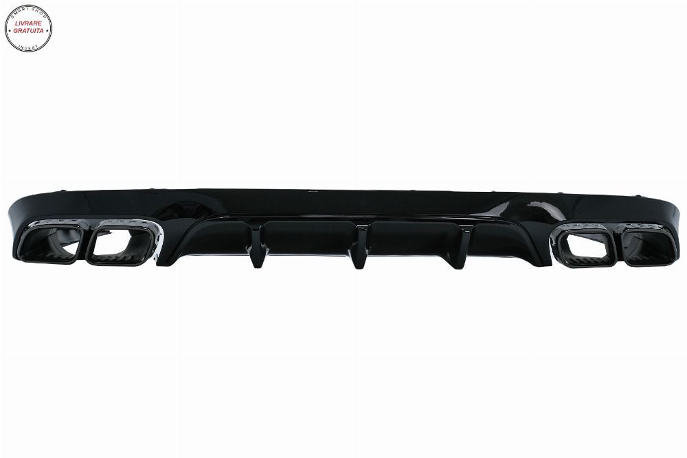 Difuzor Bara Spate cu Ornamente toba Mercedes E-Class C238 A238 AMG Sport Line Cou- livrare gratuita