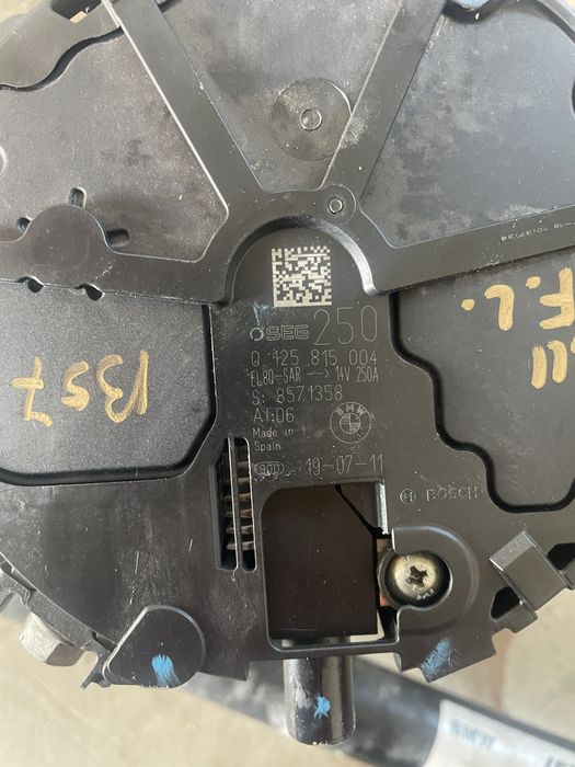 Alternator BMW g11 g12 g30 seria 5 7 motor 3.0 4.0 250 A