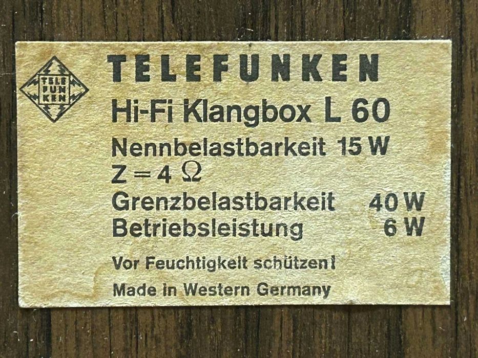 Telefunken Hi-Fi Sound Box L60 Vintage, 160 лв