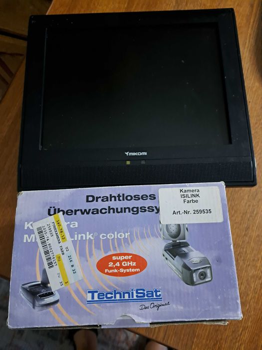 Camera WIFI Magic Tehnic Sat la pachet cu monitor-TV