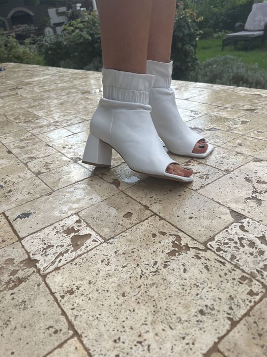 Ghete Piele stretch albe