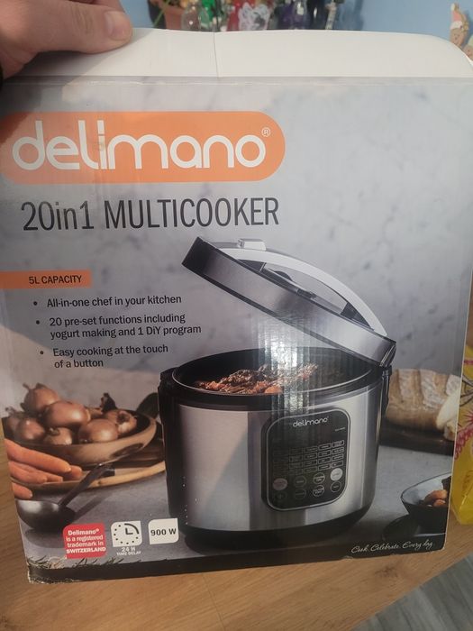 Мулти кукър Делимано 20 в 1 / Multicoocker Delimano 20 in 1, 900 W, 5L