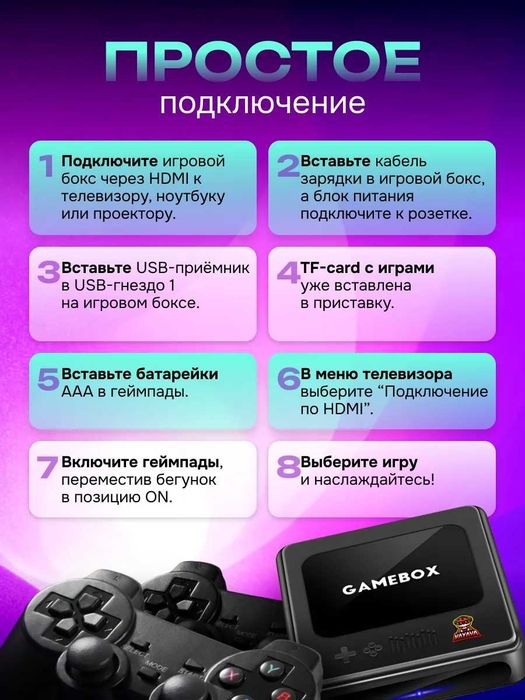 Игровая приставка Gamebox — 40 000 ретро-игр