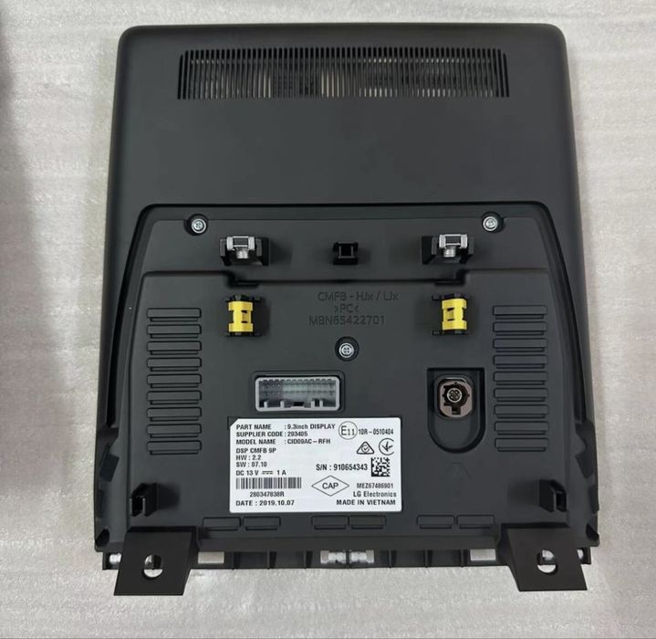 Display navigatie renault captur