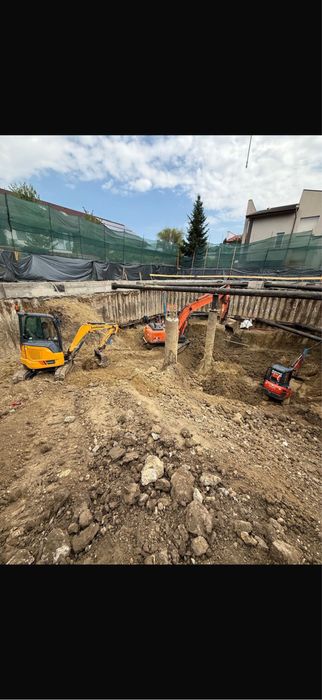Inchiriez Buldoexcavator Mini excavator Bobcat Manitou Compactor