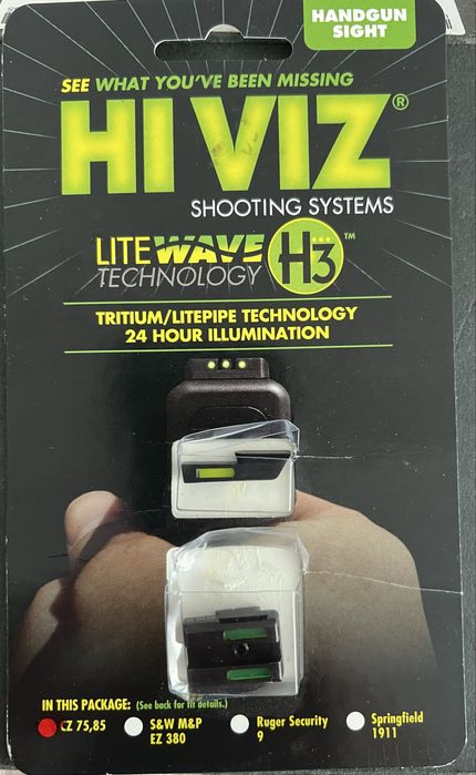 Catari tritium HI VIZ pistol CZ 75,85