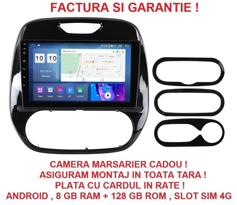 Navigatie Renault Captur din 2016 - 2020 , Noua Garantie 2GB 4GB 8GB