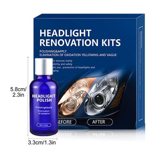 защитно керамично покритие 9h за фарове, 30 мл + апликатор ...