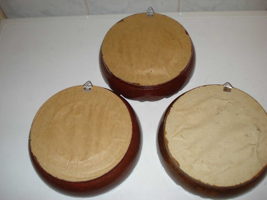 Tablou perete rotund rama lemn
