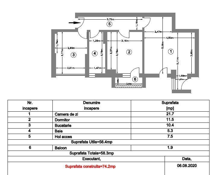 Apartament 2 camere modern – Bulevardul Pipera | Iancu Nicolae