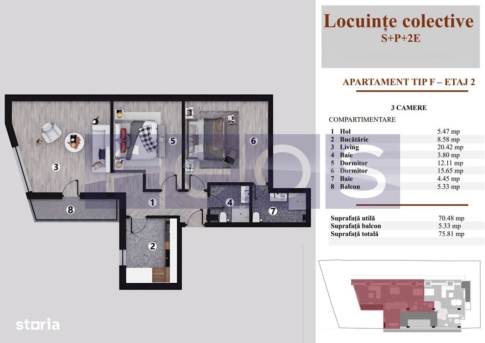 Vanzare Apartamente Premium | 2 & 3 Camere | Bloc Boutique — fotografia 3