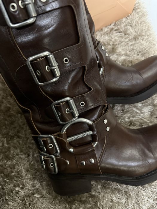 Ботуши дамски miu miu