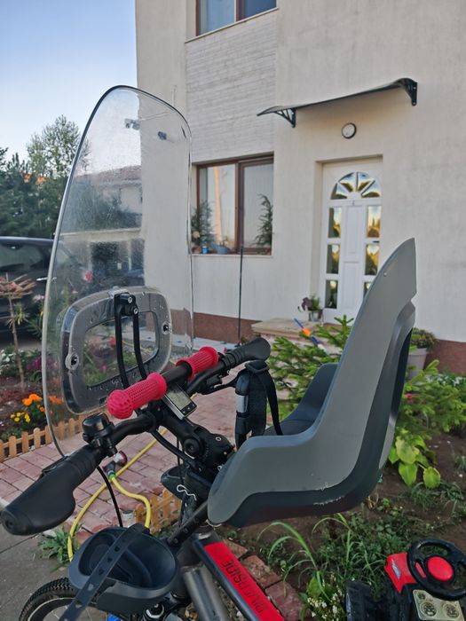 Scaun bicicletă gri Bobike Go Mini