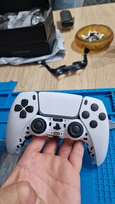 Controller PS5 Original + RGB + ExtremeRate Rise4 plus max