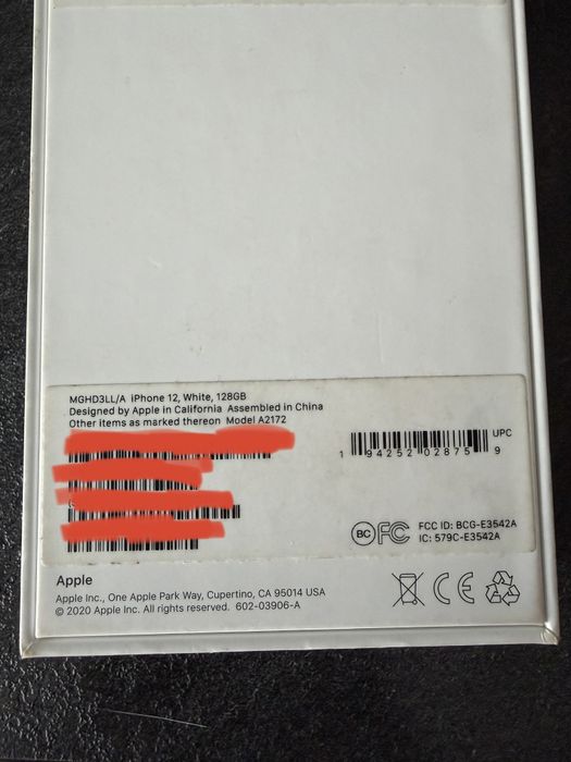 IPhone 12 128gb белый