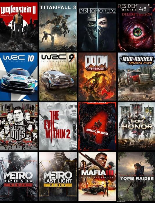 Продаю игры за полцены для пс 4/5