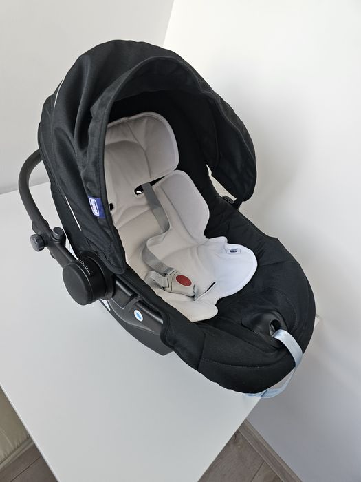 Carucior 3 in 1 Chicco Trio Sprint, BlackNight (Negru), 0luni+