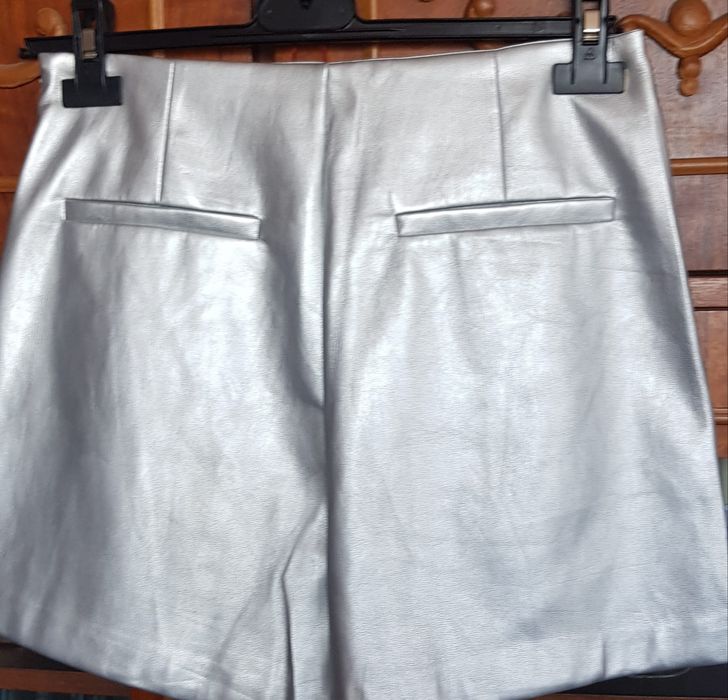 Fustă pantalon argintie / ORAIJE PARIS