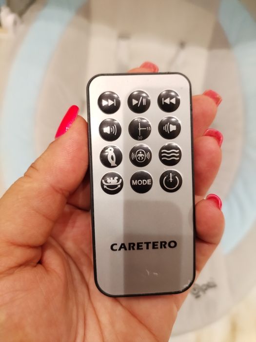 Електрически, бебешки шезлонг Caretero - Opti blue