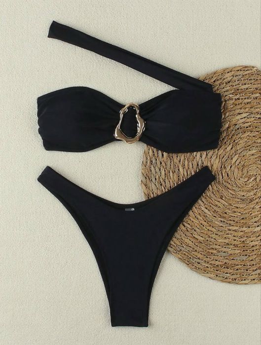 Бански комплект хит черен