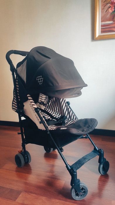 Количка MACLAREN 0м+ Quest Arc Railroad Stripe и зимен чувал