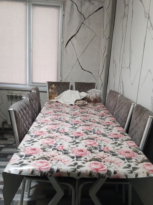 Кухонный стол +8стульев