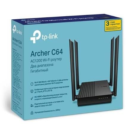Router , modem, Tp-Link Archer C64. Yangi   ochilmagan