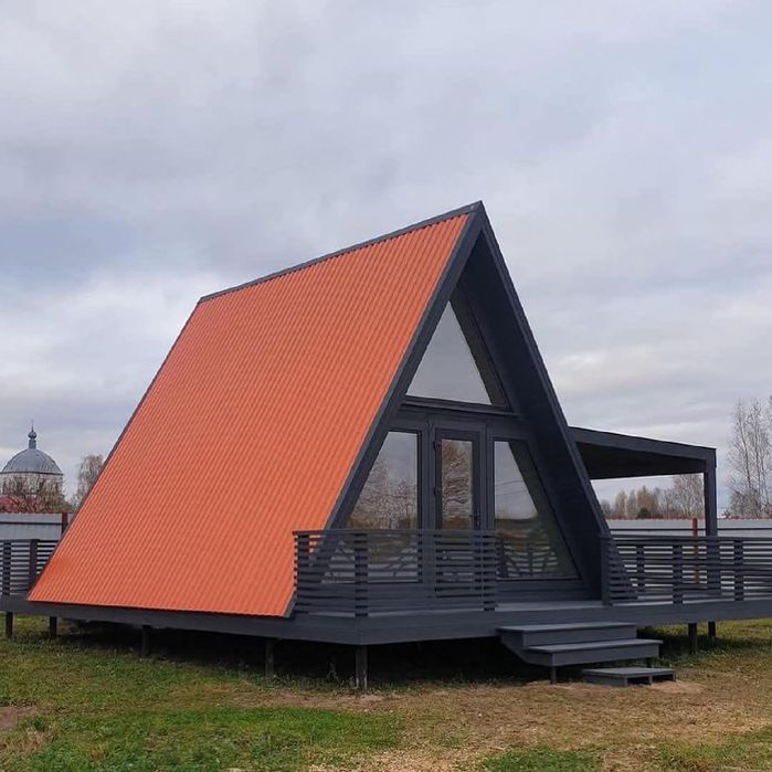 Acoperișuri,A frame, foișoare, magazii din lemn uscat