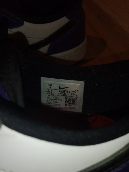 Jordan 1 low purple
