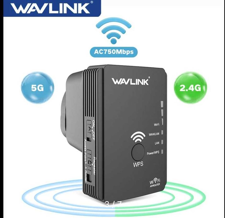 WAVLINK Беспроводной ретранслятор Wi-Fi 300 Мбит/с