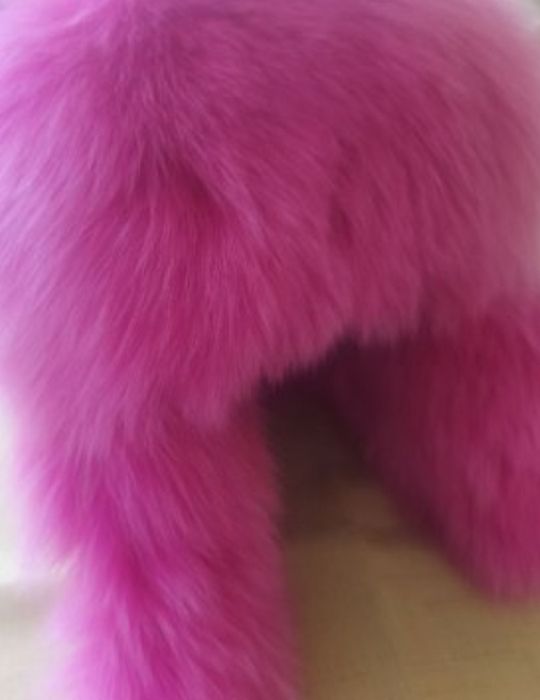 Дамска/тинейджърска  топла шапка и Парка -естествен косъм лисица