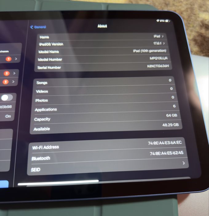 iPad Generatia 10 Wifi (!!Cititi Descrierea!!)