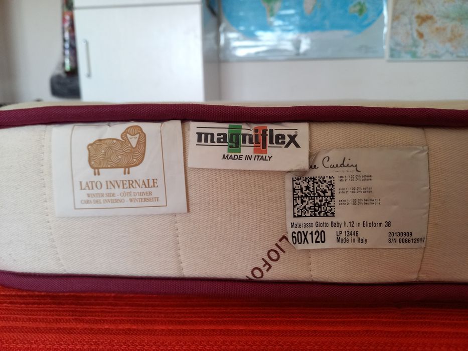 Magniflex двулицев бебешки матрак Pierre Cardin 120/60/12 см
