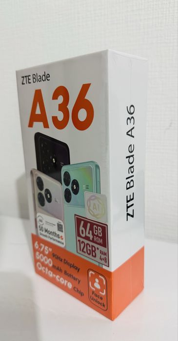 Продам новый ZTE blade A36