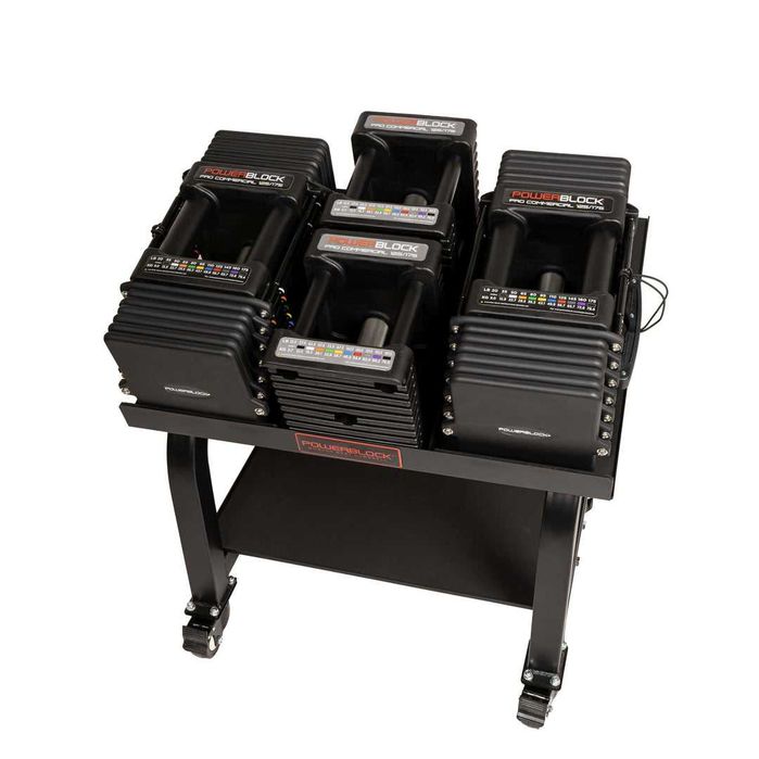 Регулируеми дъмбели PowerBlocks Commercial Pro 125