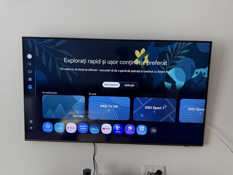 Smart tv Samsung  QLED 50” Nou cu garantie
